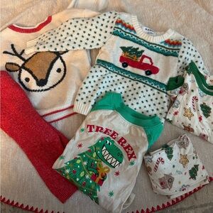 Christmas Outfit Collection - Old Navy, Cat and Jack, Milkberry, Jumping Beans